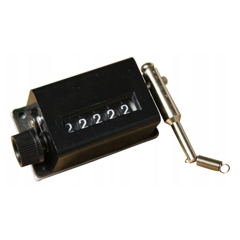 Mechanical 5-digit straw bale counter