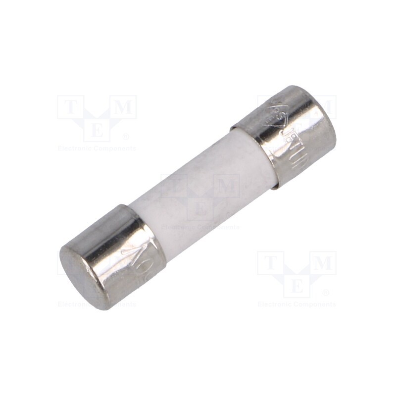 5 pcs x CONQUER ELECTRONIC - UDA 2.5A 250V - Fuse: fuse, time-lag, 2.5A, 250VAC, ceramic,cylindrical, 5x20mm