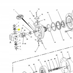 Cat backhoe loader bridge bearing pan