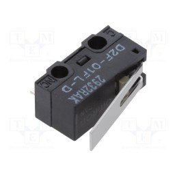 1 pcs x OMRON OCB - D2F-01FLD - Microswitch SNAP ACTION, SPDT, ON-(ON), Pos: 2, IP40, -25÷85°C