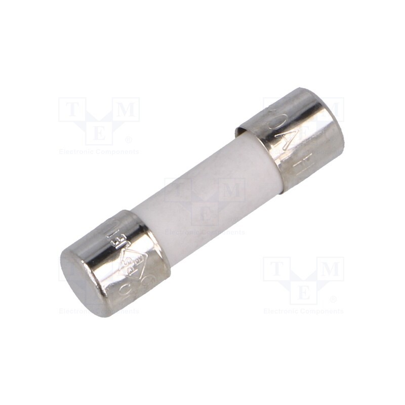 5 pcs x CONQUER ELECTRONIC - UDA 10A 250V - Fuse: fuse, time-lag, 10A, 250VAC, ceramic,cylindrical, 5x20mm