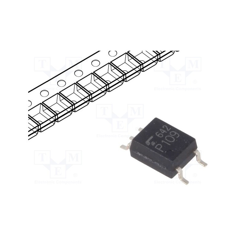 1 pcs x TOSHIBA - TLP109(TPL.E(T - Optocoupler, SMD, Ch: 1, OUT: transistor, 3.75kV, SO6
