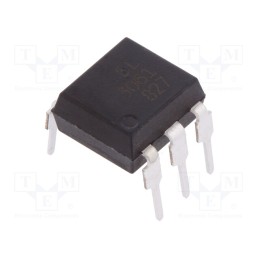 1 pcs x EVERLIGHT - EL3061 - Optotriac, 5kV, zero voltage crossing driver, DIP6, Ch: 1, EL306X