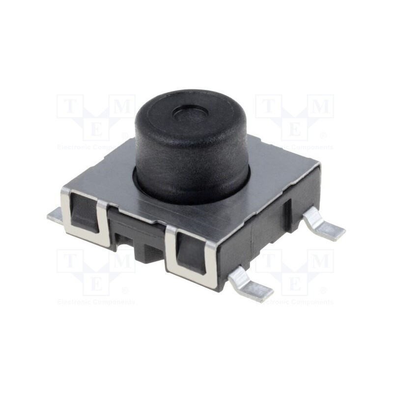1 pcs x SCHURTER - 1241.1618.11 - Microswitch TACT, SPST-NO, Pos: 2, 0.05A/42VDC, SMT, none, 2.2N