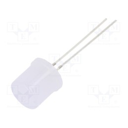 1 pcs x OPTOSUPPLY - OSO5PAA6K2A - LED, 10mm, orange, 500÷750mcd, 180°, Front: flat, 1.8÷2.6V