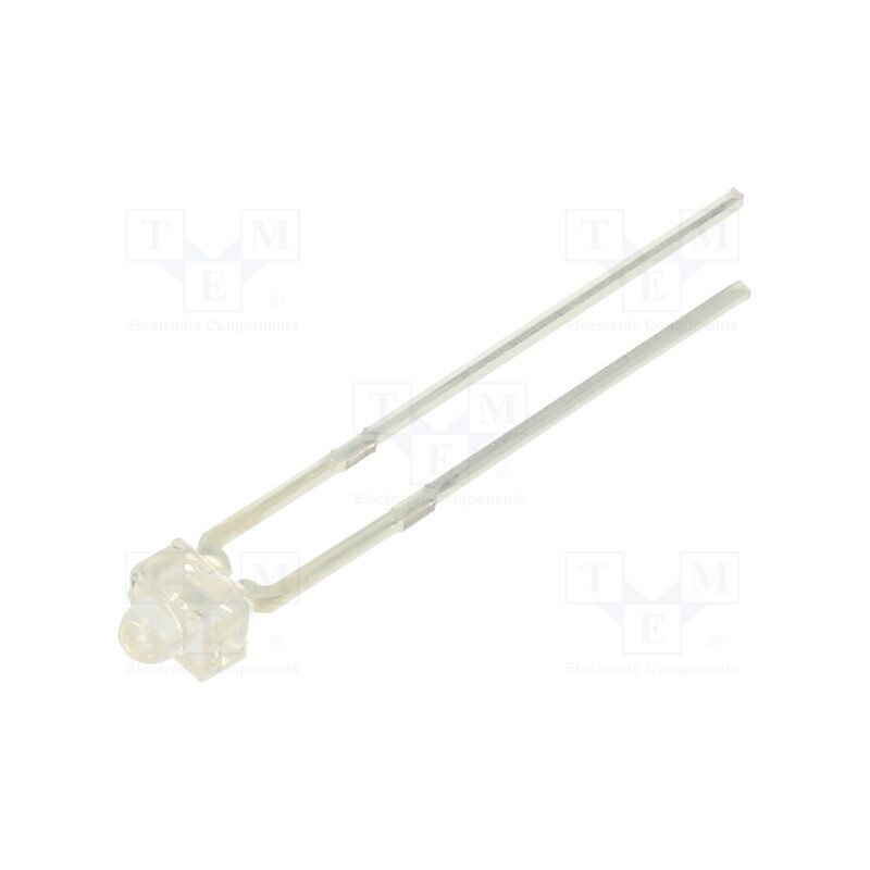 1 pcs x OPTOSUPPLY - OSB5DA7311F - LED, 1.8mm, blue, 1120÷1560mcd, 15°, Front: convex, 2.7÷3.2V, THT