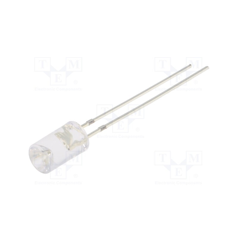 1 pcs x OPTOSUPPLY - OSG5DA5MC1B-12V - LED, 5mm, green, 750÷1120mcd, 120°, Front: recessed, 12V, -30÷85°C