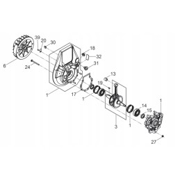 Wacker wm80 shaft seal 20x30x5 5100006052