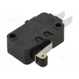 1 pcs x DIPTRONICS - MS3-5L5E1BV - Microswitch SNAP ACTION, 5A/250VAC, with lever (with roller)