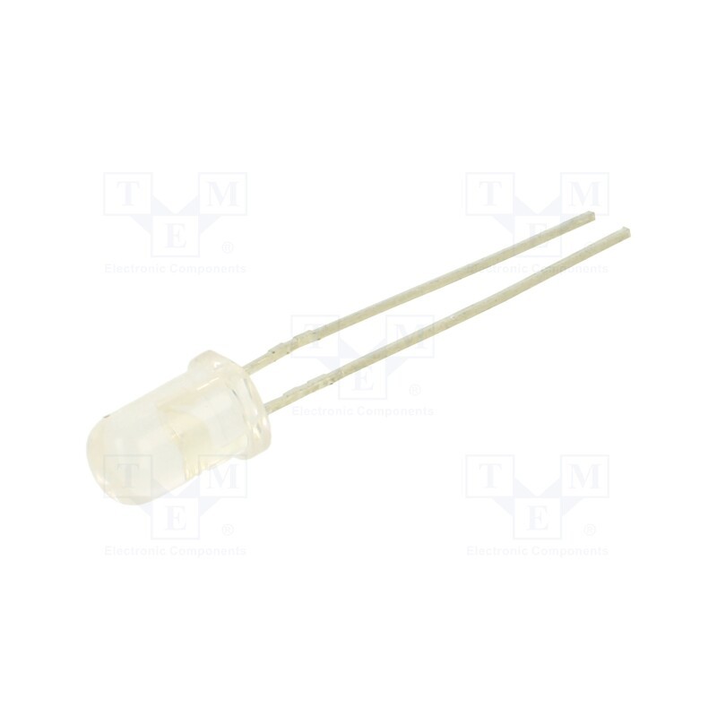 1 pcs x BROADCOM (AVAGO) - HLMP-EG3A-WX0DV - LED, 5mm, red, 5500÷9300mcd, 30°, Front: convex, 2.1÷2.4V, 5x8.71mm