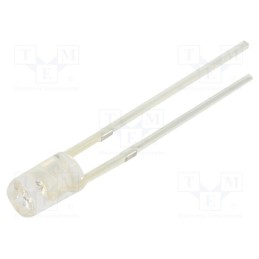 1 pcs x OPTOSUPPLY - OSB5DA3HA1F - LED, 3mm, blue, 180÷250mcd, 100°, Front: flat, 2.7÷3.2V, -30÷85°C