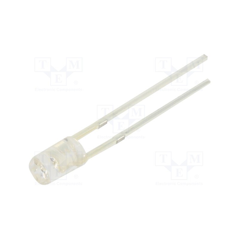 1 pcs x OPTOSUPPLY - OSB5DA3HA1F - LED, 3mm, blue, 180÷250mcd, 100°, Front: flat, 2.7÷3.2V, -30÷85°C