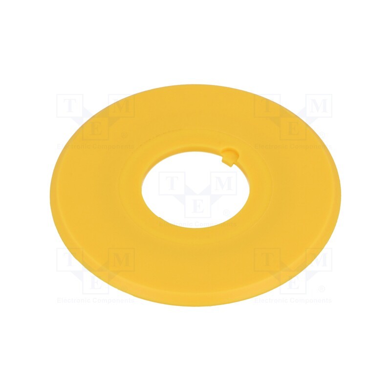 1 pcs x IDEC - HAAV-0 - Warning plate, 16mm, Ømount.hole: 16mm, Ø: 44mm