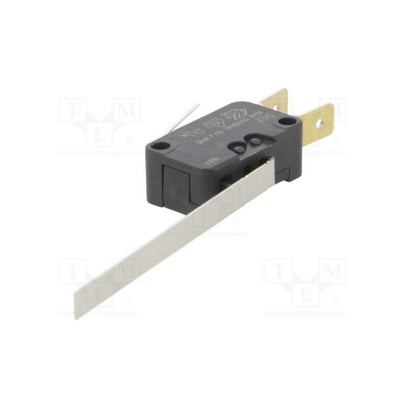 1 pcs x ZF - D453-V3LL - Microswitch SNAP ACTION, 16A/250VAC, with lever, SPDT, ON-(ON)