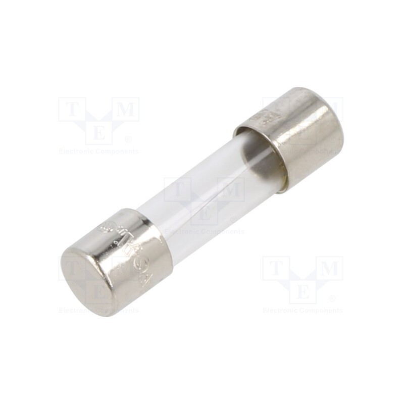 5 pcs x EATON/BUSSMANN - BK1-S500-1-25-R - Fuse: fuse, quick blow, 1.25A, 250VAC, cylindrical,glass, 5x20mm