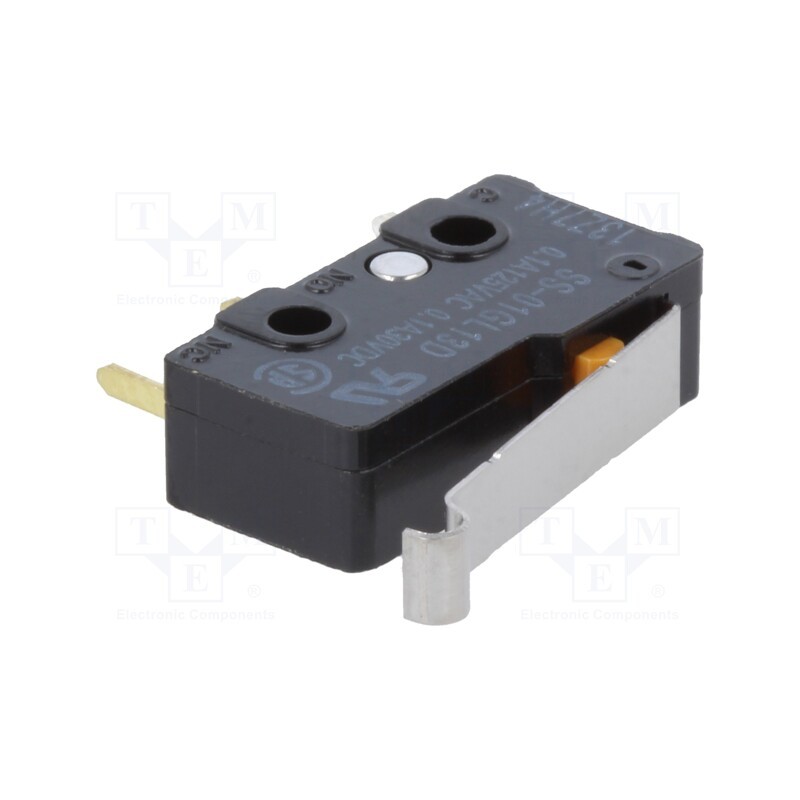 1 pcs x OMRON OCB - SS-01GL13D - Microswitch SNAP ACTION, 0.1A/125VAC, 0.1A/30VDC, SPDT, ON-(ON)