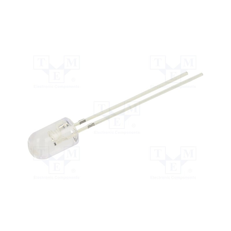 1 pcs x OPTOSUPPLY - OSG5DA5E31B-5V - LED, 5mm, green, 3000÷4200mcd, 30°, Front: convex, 5÷7.5V, -30÷85°C