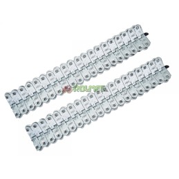 Coupler connector, belt clip for round balers, 17 cm