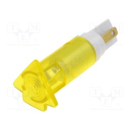 1 pcs x SIGNAL-CONSTRUCT - SKIH10122 - Indicator: LED, flat, 12÷14VAC, Ø10.2mm, connectors 2,8x0,8mm