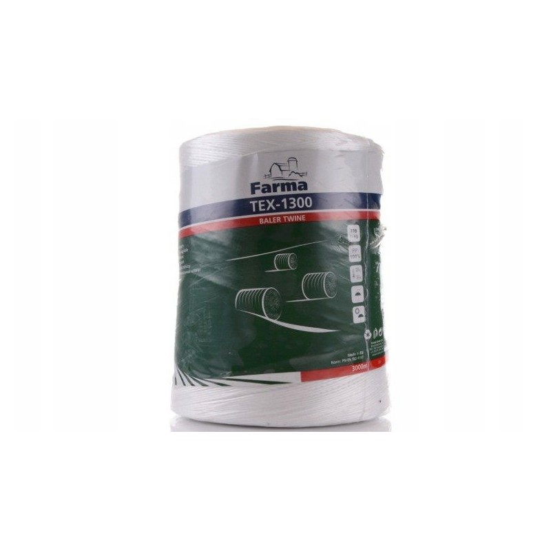 Agricultural twine 3000m tex 1300 50 da.n