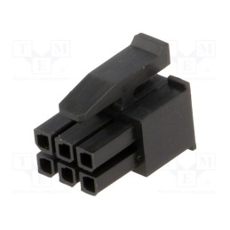 2 pcs x TE Connectivity - 794617-6 - Plug, wire-board, female, Micro MATE-N-LOK, 3mm, PIN: 6, for cable