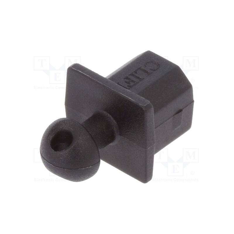 2 pcs x CLIFF - CP30293 - Protection cap, USB 2.0, Application: USB B sockets, black