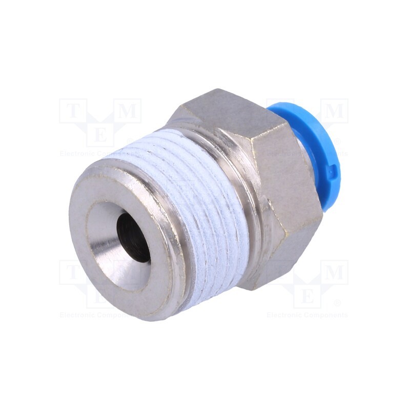 1 pcs x FESTO-190645 - Push-in fitting, straight, -0.95÷6bar, Gasket: NBR rubber, QS