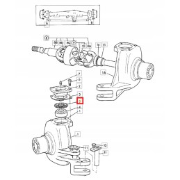 JCB 3CX 904 06700 wheel stub seal