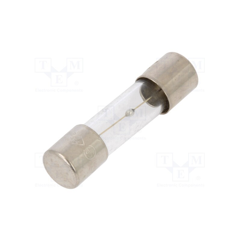 5 pcs x OPTIFUSE - TSC-2A - Fuse: fuse, time-lag, 2A, 250VAC, glass, 5x20mm, brass, TSC, bulk