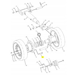 Caterpillar telehandler M318 excavator pin