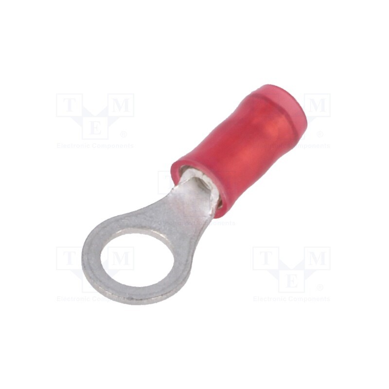 2 pcs x TE Connectivity - 130005 - Tip: ring, M5, 0.3÷1.4mm2, crimped, for cable, insulated, red