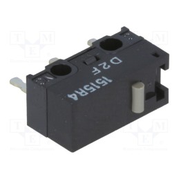 1 pcs x OMRON OCB - D2F - Microswitch SNAP ACTION, 3A/125VAC, 2A/30VDC, without lever