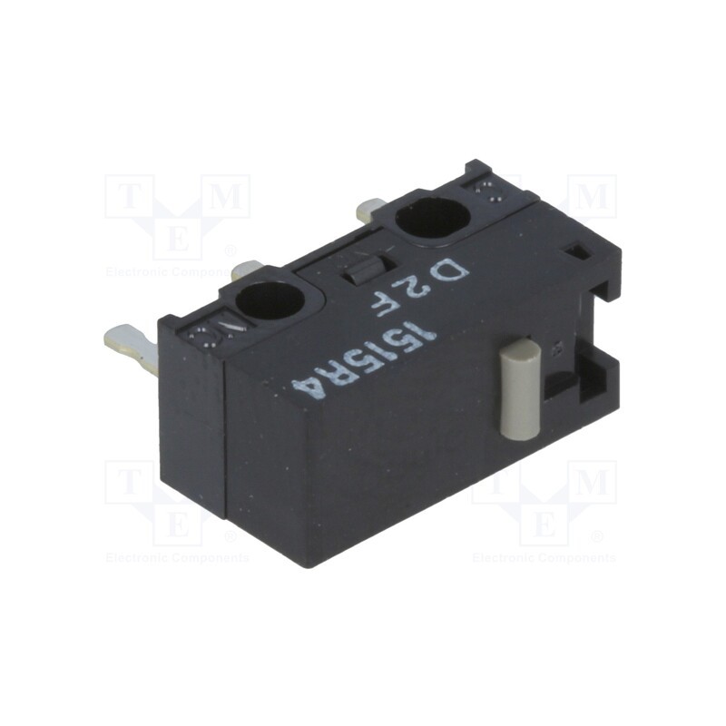 1 pcs x OMRON OCB - D2F - Microswitch SNAP ACTION, 3A/125VAC, 2A/30VDC, without lever