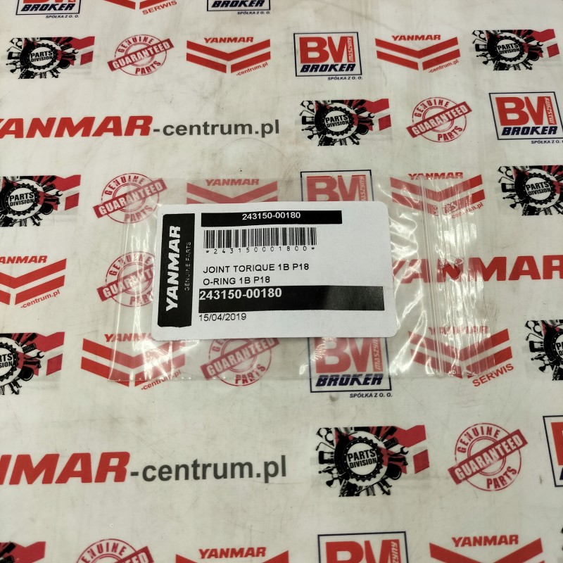 Yanmar o ring for valve block 1b p18