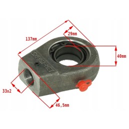 Actuator eye kt2 80 bearing ge 40 40mm m33x2