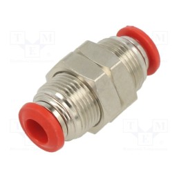 1 pcs x AIGNEP-50050 6 - Push-in fitting, bulkhead,straight,inline splice, -0.99÷20bar
