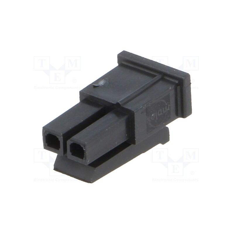 2 pcs x MOLEX - 436450200 - Plug, wire-board, female, Micro-Fit 3.0, 3mm, PIN: 2, w/o contacts