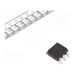 1 pcs x EVERLIGHT - EL3083S(TA) - Optotriac, 5kV, zero voltage crossing driver, Gull wing 6, Ch: 1