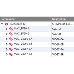 Yanmar washer 90x130x0 5 sv60 a vio50 6a
