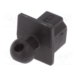 2 pcs x CLIFF - CP30296 - Protection cap, USB 3.0, Application: USB B sockets, black