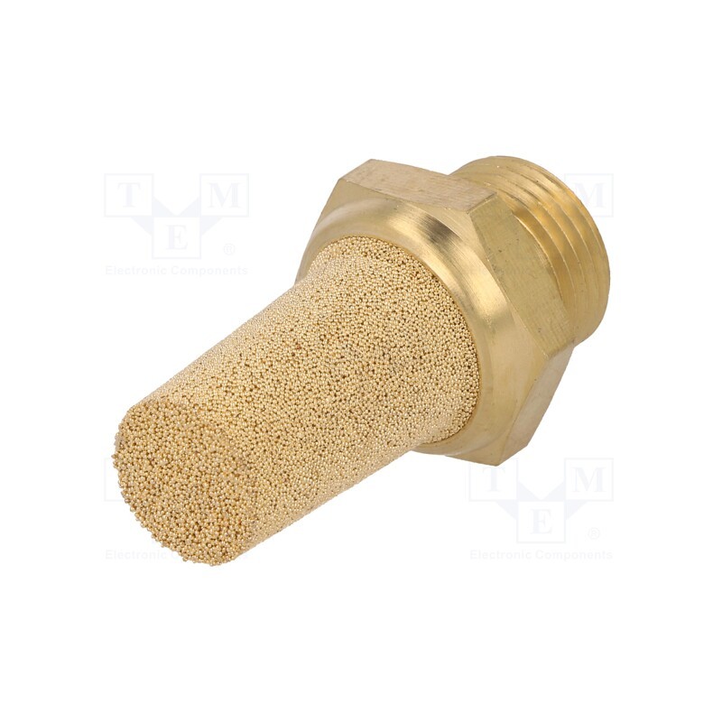 1 pcs x NORGREN HERION-T40C3800 - Sound suppression silencer, max.10bar, Thread: BSP 3/8', outside