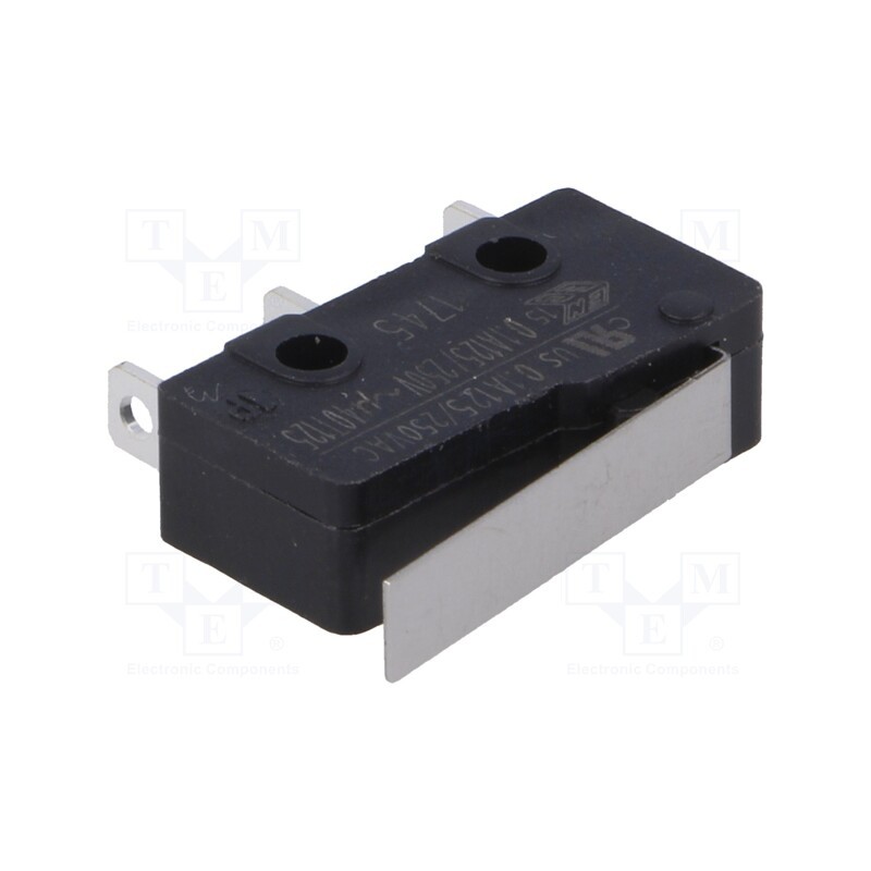 1 pcs x C&K - LCA01150T06SC - Microswitch SNAP ACTION, 0.1A/250VAC, with lever, SPDT, ON-(ON)