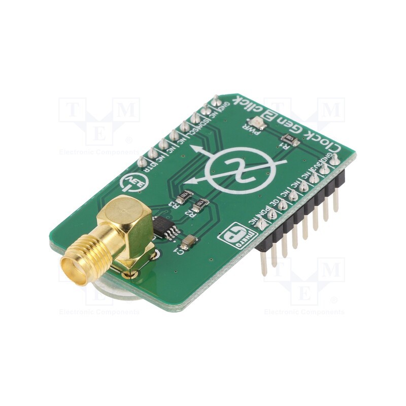 1 pcs x MIKROE - CLOCK GEN 2 CLICK - Click board, generator, I2C,PWM, DS1087L, prototype board, 3.3VDC