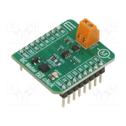 1 pcs x MIKROE - DC MOTOR 25 CLICK - Click board, motor driver, GPIO,I2C, A3908, prototype board