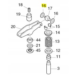 Hatz series 1b valve lever washer 05240700