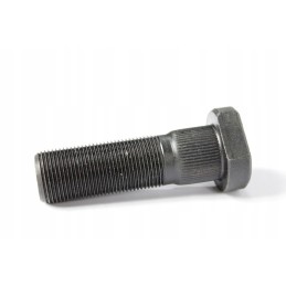 Bolt of the front axle of a Volvo dump truck