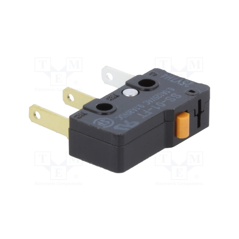 1 pcs x OMRON OCB - SS-01-FT - Microswitch SNAP ACTION, 0.1A/125VAC, 0.1A/30VDC, without lever