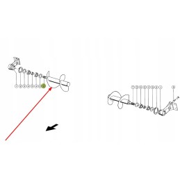 817841 0 right pick-up auger