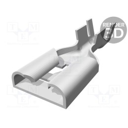 2 pcs x TE Connectivity - 280756-4 - Terminal: flat, 9.5mm, 1.2mm, female, 3÷6mm2, crimped, for cable