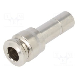 1 pcs x AIGNEP-57700 8-6 - Push-in fitting, straight,reductive, -0.99÷20bar, Øout: 8mm